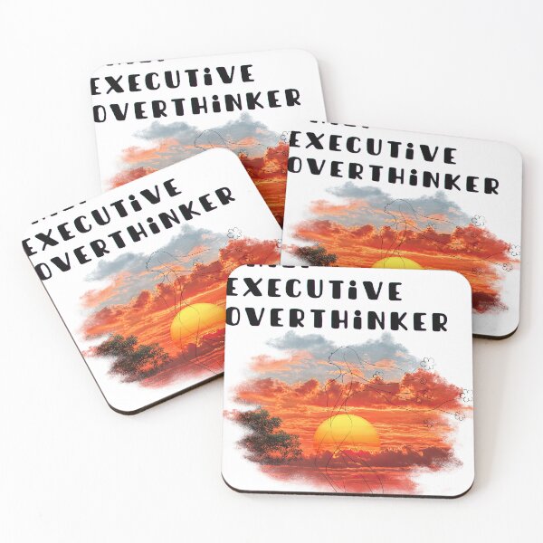 Item preview, Chief Executive Overthinker Sunset Art designed and sold by AhmadAnnaPrints.