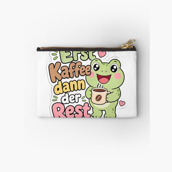 Item preview, First coffee, then the rest, Frosch designed and sold by BoosterShop.
