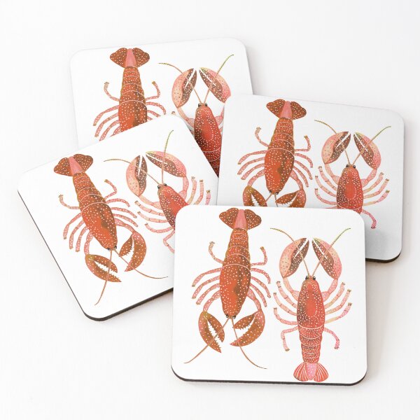Item preview, Colourful Lobster Art Print Modern Nautical Coastal Decor designed and sold by lauragraves.