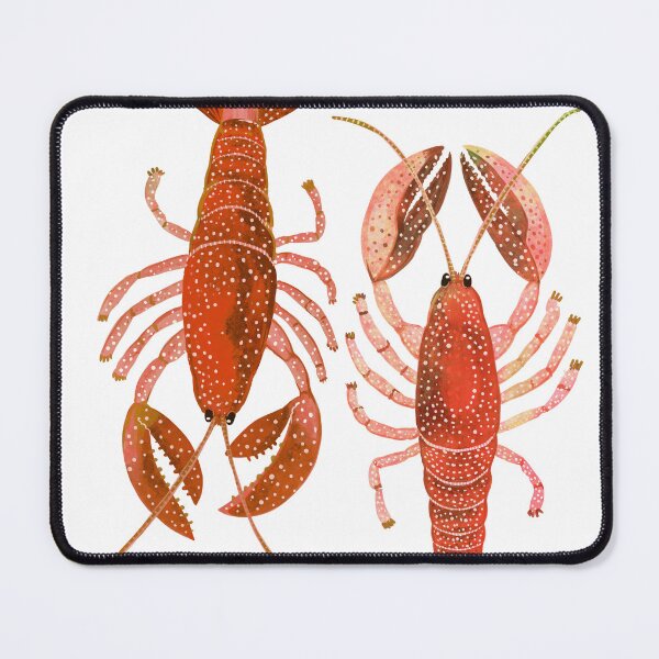 Item preview, Colourful Lobster Art Print Modern Nautical Coastal Decor designed and sold by lauragraves.