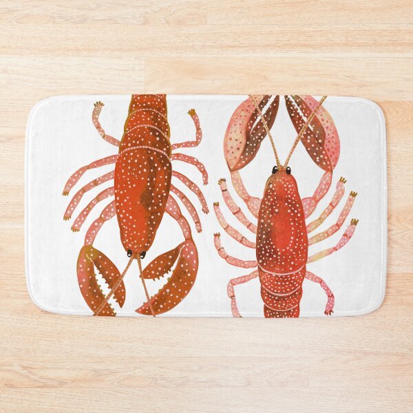 Item preview, Colourful Lobster Art Print Modern Nautical Coastal Decor designed and sold by lauragraves.