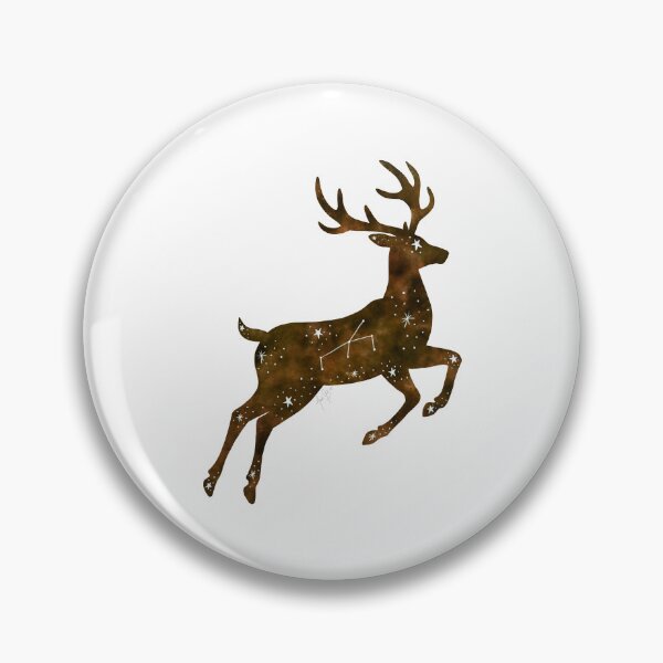 Item preview, Constellation deer watercolor designed and sold by Ana Gorozpe.