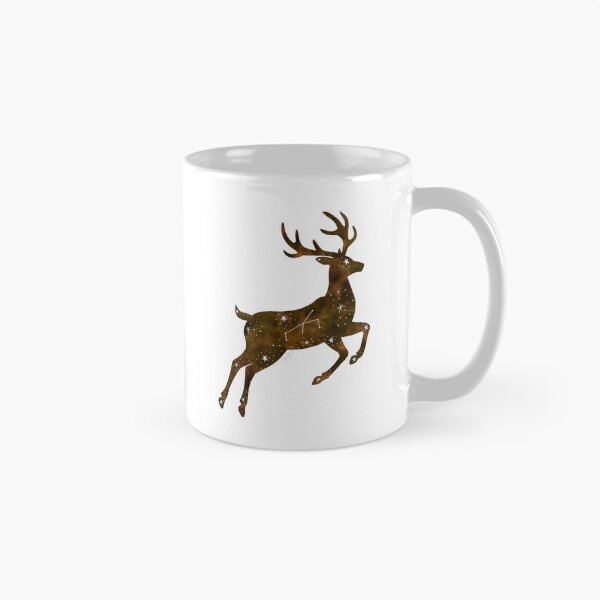 Item preview, Constellation deer watercolor designed and sold by Ana Gorozpe.