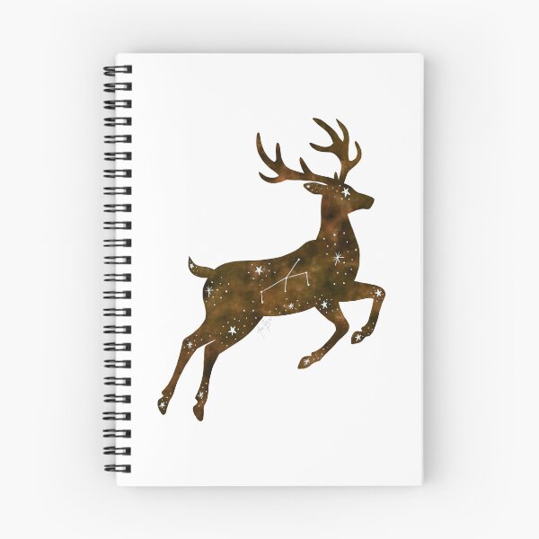 Item preview, Constellation deer watercolor designed and sold by Ana Gorozpe.