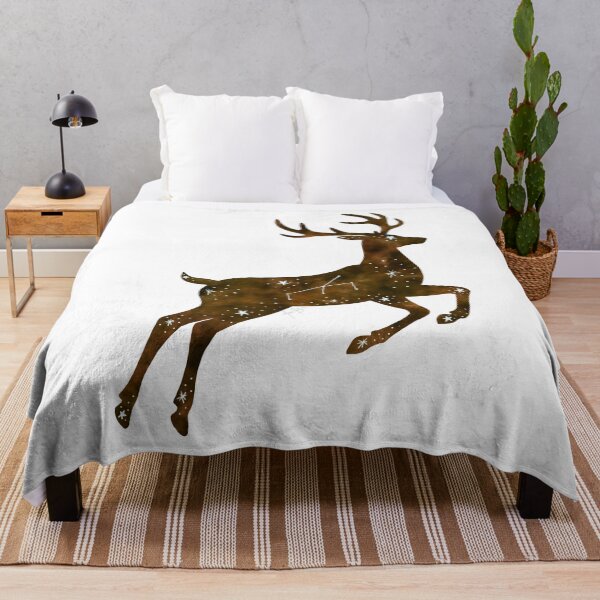 Item preview, Constellation deer watercolor designed and sold by Ana Gorozpe.