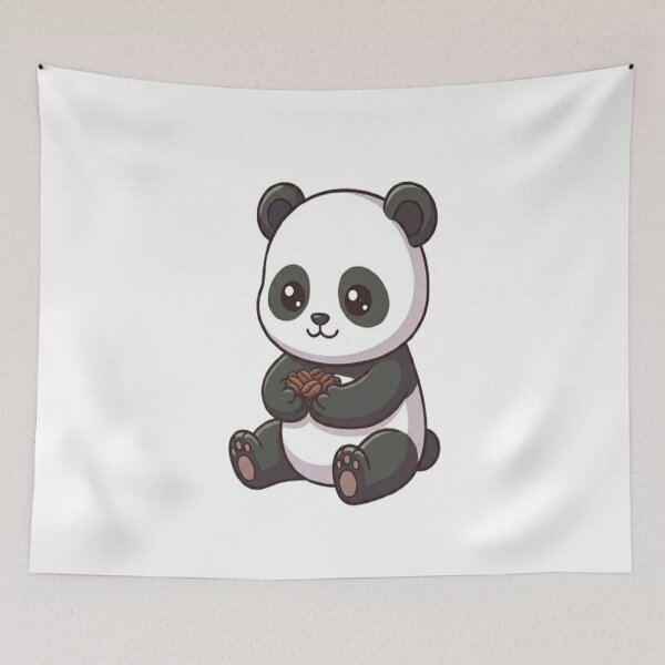 Item preview, Cute Panda Holding Coffee Beans designed and sold by Ella_Sketch.