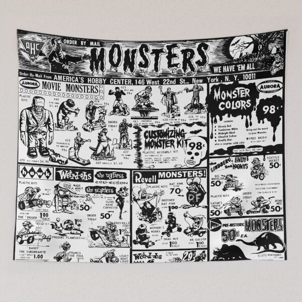 Item preview, Vintage Monster Toy Ad designed and sold by Scott Banks.