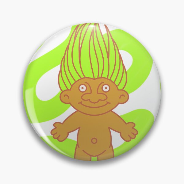 Item preview, Neon Green Troll Doll Pop Art designed and sold by mirrorpopshop.