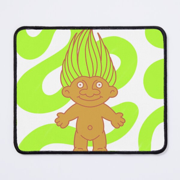 Item preview, Neon Green Troll Doll Pop Art designed and sold by mirrorpopshop.