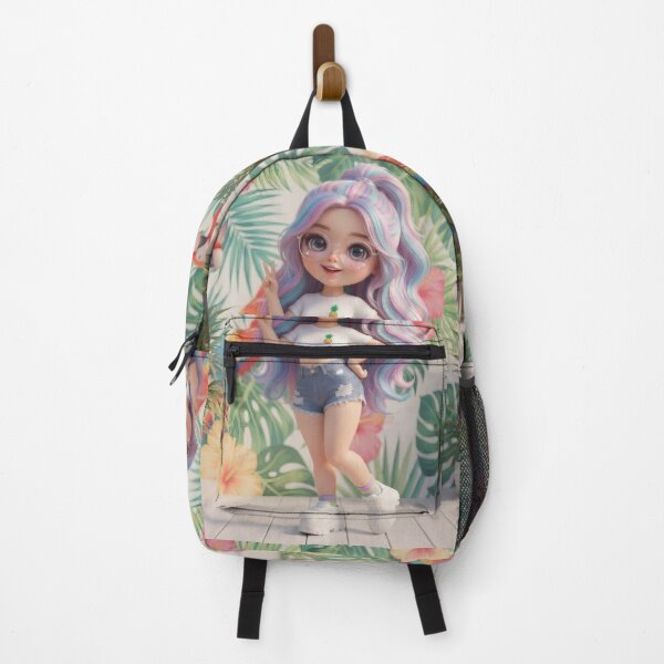 Item preview, Cute Chibi Girl Tropical Vibe designed and sold by Azurart2.