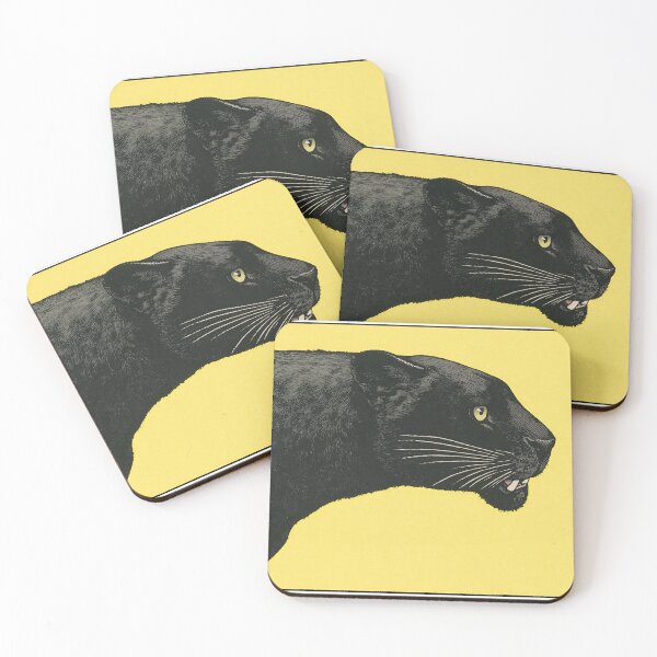 Item preview, Black Panther Poster | Japanese Art Print | Ukiyo Poster Woodcut Print | Japandi Decor | Japan Woodblock Wall Art designed and sold by codeslinger.