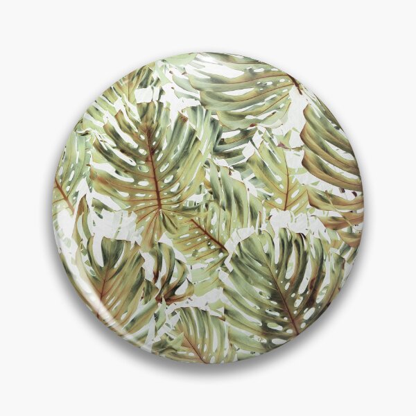Item preview, Monstera Medley 2 Green Tropical Plants Leaf Art designed and sold by Sharon Cummings Art.