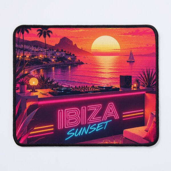 Item preview, Ibiza Sunset Retro 80s Beach Paradise designed and sold by piketo.
