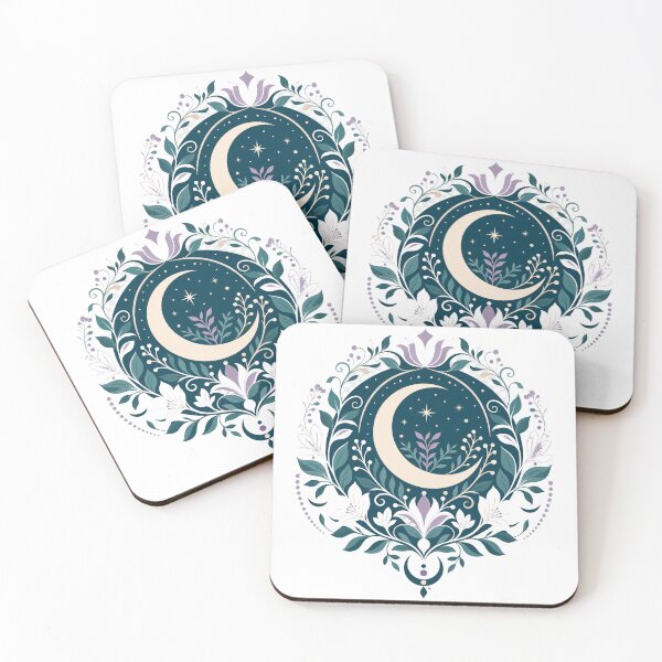 Item preview, Botanical Moon Garden designed and sold by aihrgdesign.