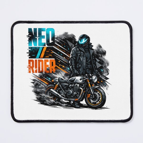 Item preview, Neo Rider Cyberpunk Biker Streetwear Graphic T-Shirt designed and sold by Samael&.