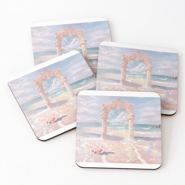 Item preview, Gateway to Paradise: Pastel Dream Beach designed and sold by goksugurkan.