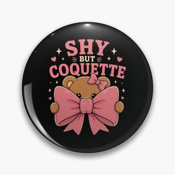 Item preview, Bear with Bows Shy But Coquette Cute Teddy Bear Design designed and sold by AMICO77.