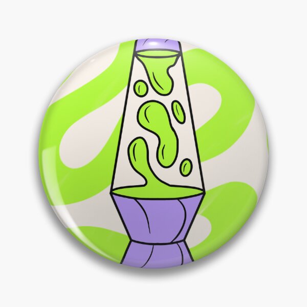 Item preview, Neon Green Lava Lamp Art designed and sold by mirrorpopshop.