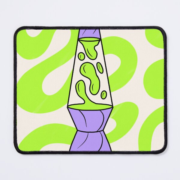 Item preview, Neon Green Lava Lamp Art designed and sold by mirrorpopshop.
