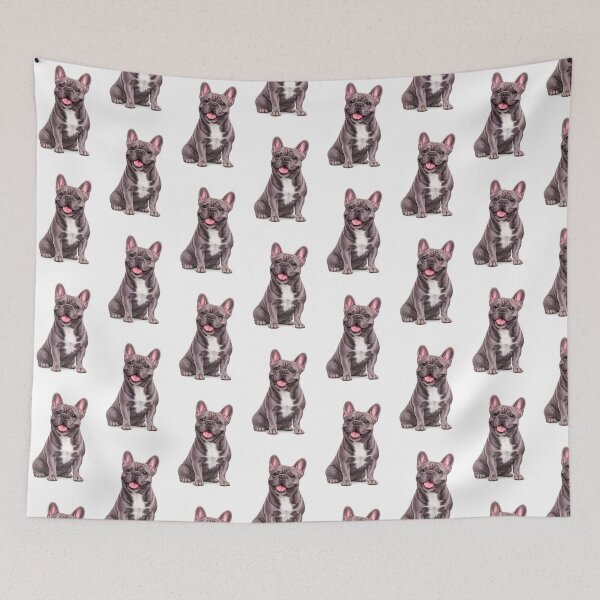 Item preview, French Bulldog Silver Lilac Gray designed and sold by BackgroundND.