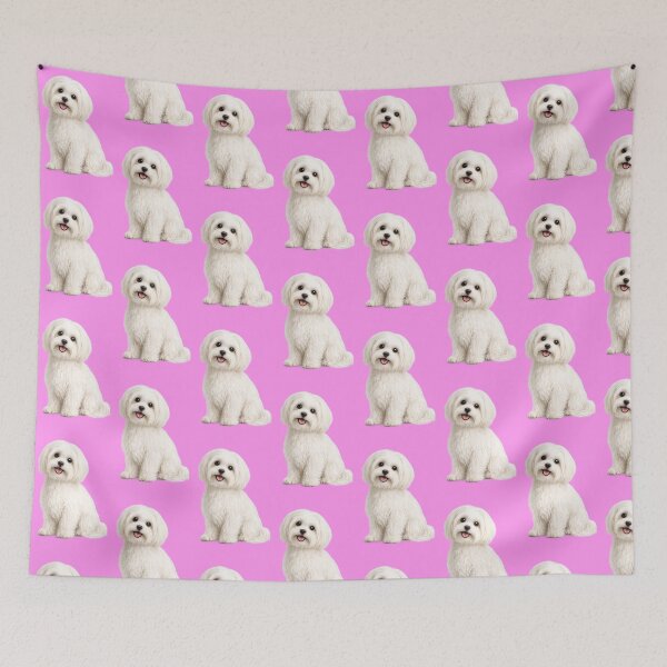 Item preview, Maltese dog designed and sold by BackgroundND.