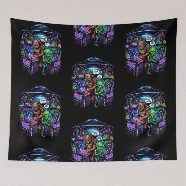Item preview, Bigfoot Alien Arcade designed and sold by WoodburyLake.