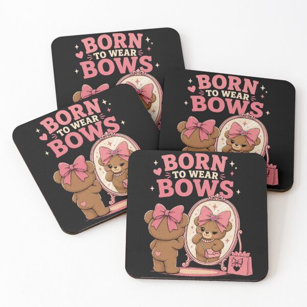 Item preview, Bear with Bows Born to Wear Bows Coquette Teddy Bear designed and sold by AMICO77.
