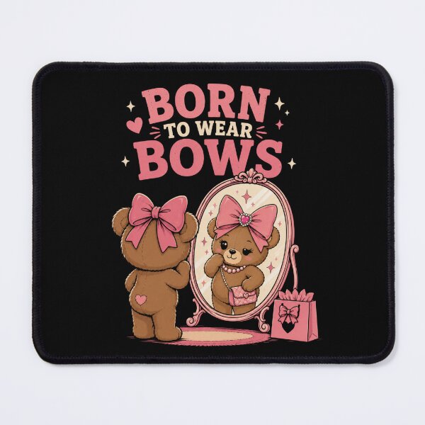 Item preview, Bear with Bows Born to Wear Bows Coquette Teddy Bear designed and sold by AMICO77.