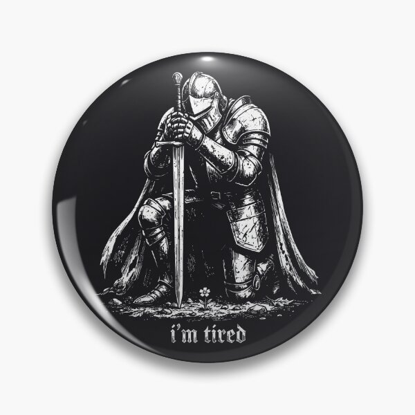 Item preview, Medieval Tired Knight Gothic Warrior Renaissance designed and sold by Y-Vibes.