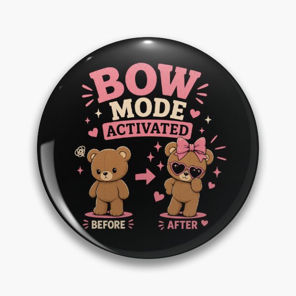 Item preview, Bear with Bows Bow Mode Activated Cute Coquette Teddy Bear designed and sold by AMICO77.
