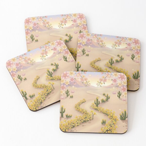 Item preview, Golden Desert Wildflowers Landscape Scenery designed and sold by Azurart2.