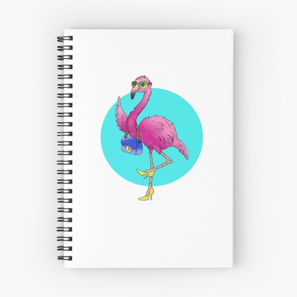 Item preview, Chic Pink Flamingo Pop Art Illustration designed and sold by TinyPawDesigns.