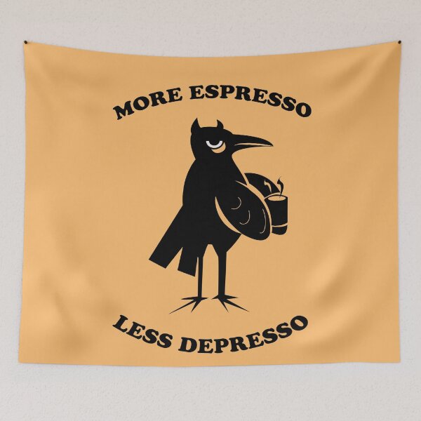 Item preview, More espresso, less depresso designed and sold by beboplab.