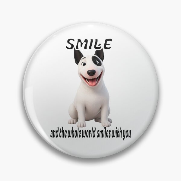 Item preview, Bull Terrier SMILE designed and sold by SmARTNiki.
