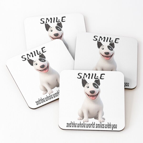 Item preview, Bull Terrier SMILE designed and sold by SmARTNiki.