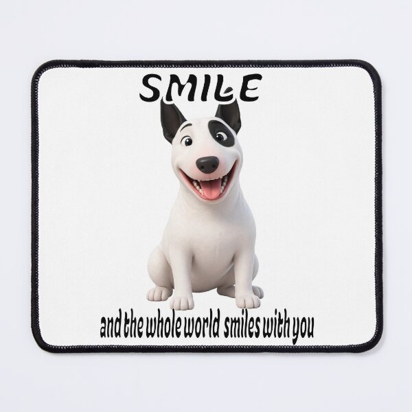 Item preview, Bull Terrier SMILE designed and sold by SmARTNiki.
