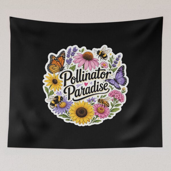 Item preview, Pollinator Paradise Garden designed and sold by Sketchlegacy.