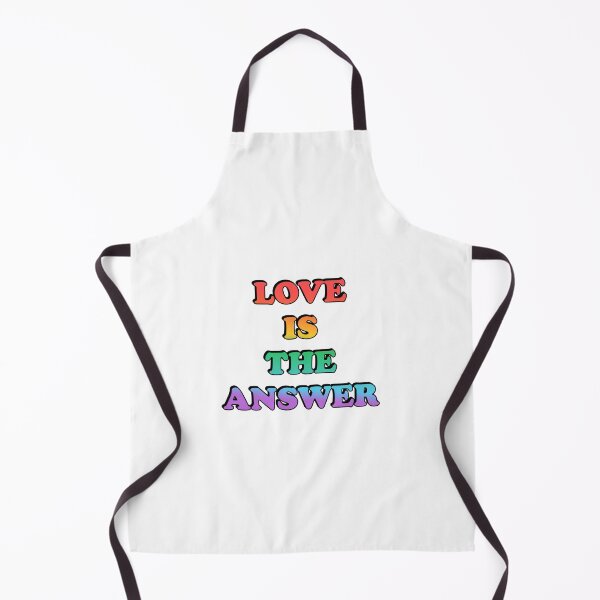 Item preview, Love Is The Answer rainbow gay LGBT pride designed and sold by Inspirationmotivation.