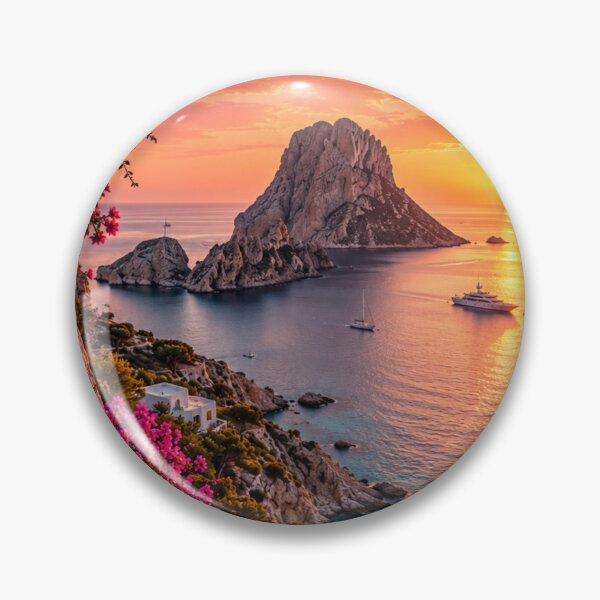 Item preview, Es Vedrà Golden Sunset Ibiza Escape designed and sold by piketo.