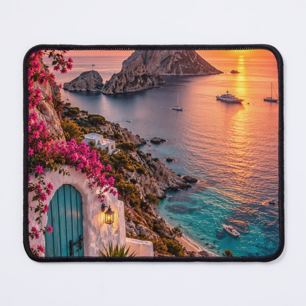 Item preview, Es Vedrà Golden Sunset Ibiza Escape designed and sold by piketo.