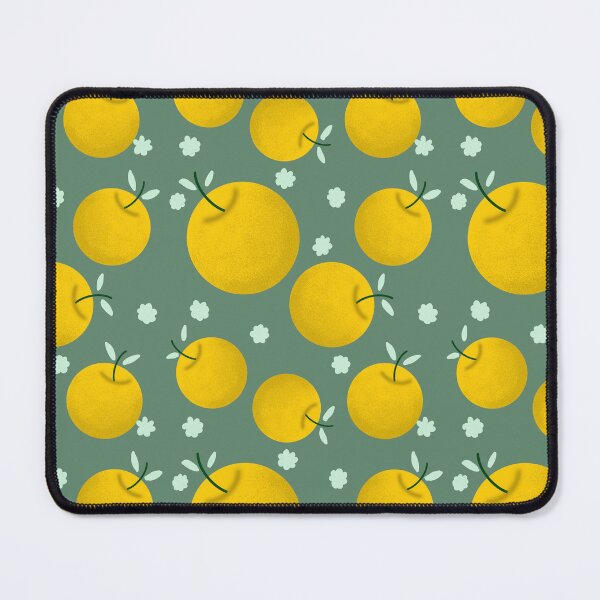 Item preview, Orange & blossoms on green. designed and sold by RuwaDesignArt.