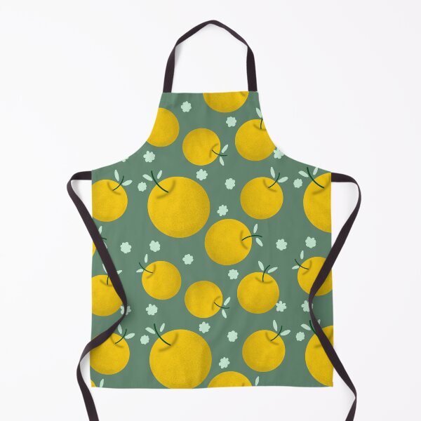 Item preview, Orange & blossoms on green. designed and sold by RuwaDesignArt.