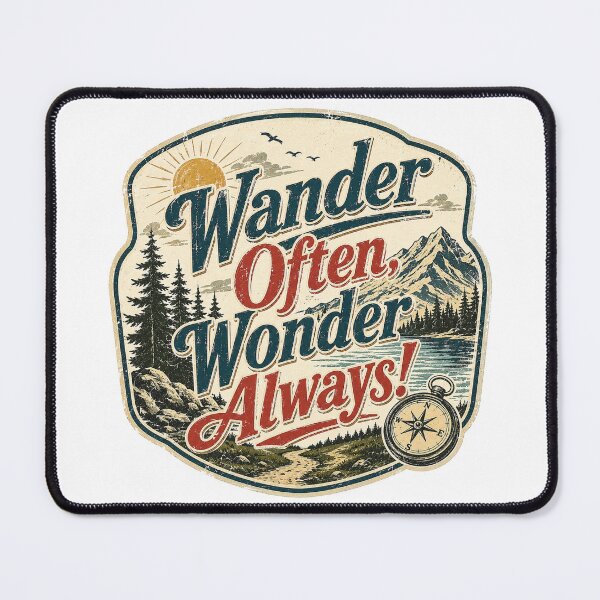 Item preview, Wander Often, Wonder Always! designed and sold by PresentTees.