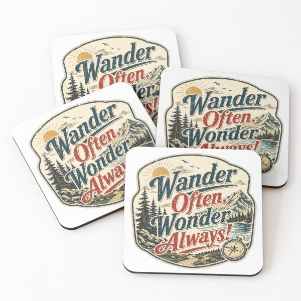 Item preview, Wander Often, Wonder Always! designed and sold by PresentTees.