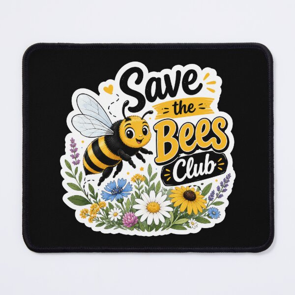 Item preview, Save the Bees Club designed and sold by Sketchlegacy.