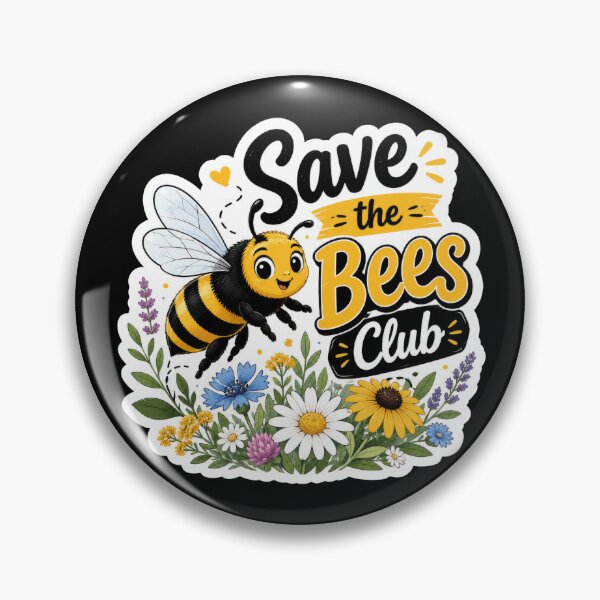 Item preview, Save the Bees Club designed and sold by Sketchlegacy.