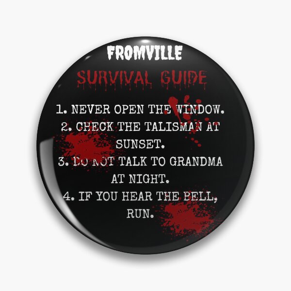 Item preview, Fromville Survival Guide Funny Horror Quote - From TV Show designed and sold by Arcade&Binge.