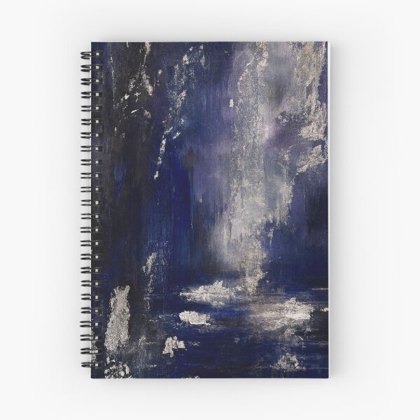 Item preview, Midnight Veil Abstract Painting designed and sold by Edge Of The Easel.