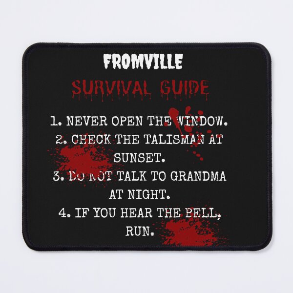 Item preview, Fromville Survival Guide Funny Horror Quote - From TV Show designed and sold by Arcade&Binge.