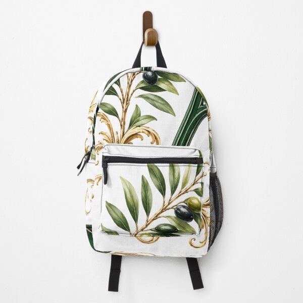 Item preview, Elegant Letter A Monogram with Olive Branches & Gold Botanical Design | Luxury Green Floral Initial designed and sold by MoodLay.